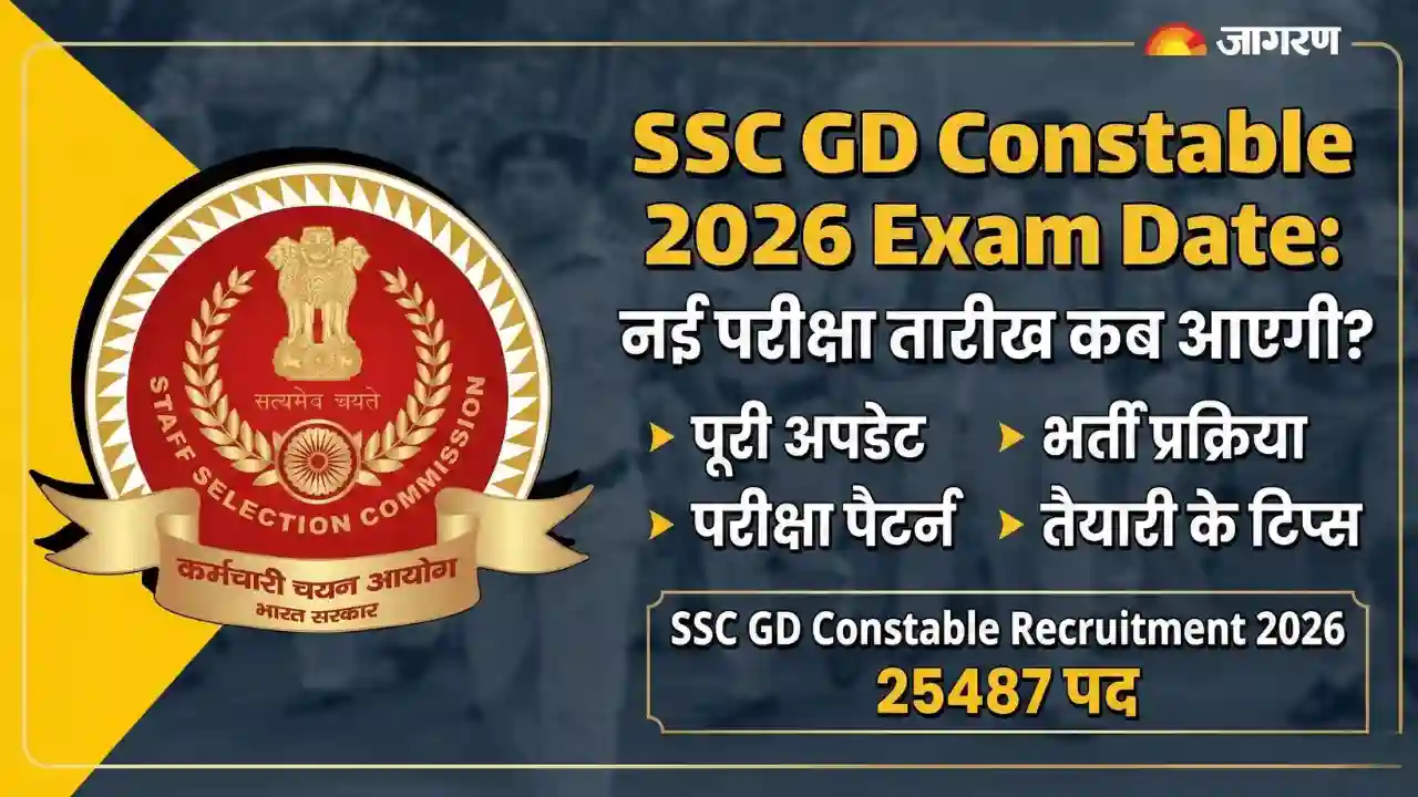 SSC GD Constable 2026 Exam Date